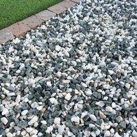 Mainland Aggregates 20mm Green And White Chippings, Multi