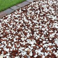 Mainland Aggregates 20mm Red And White Chippings, Multi