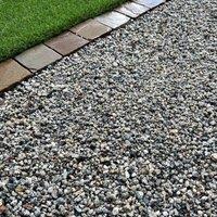 Mainland Aggregates 10mm Silver Granite Chippings, Multi