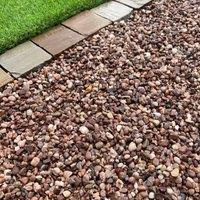 Mainland Aggregates 10mm Staffordshire Pink Chippings, Multi