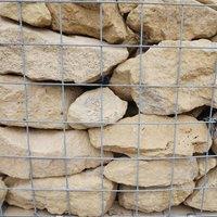 Mainland Aggregates Harvest Buff Gabion Stone, Cream
