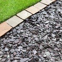 Mainland Aggregates 20mm Blue Slate Chippings, Blue