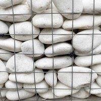 Mainland Aggregates Polar White Gabion Cobbles, White