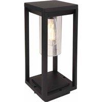 Globo Candela Small Black Frame Bollard, Black