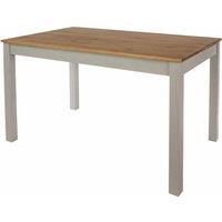 Core Products Linea 1200mm Rectangular Dining Table Grey, Brown