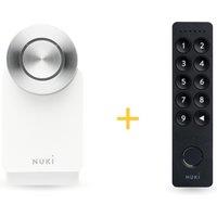 Nuki Smart Lock 3.0 Pro White Euro Profile Cylinder & Keypad 2.0