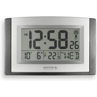 Acctim Stratus Silver Table Wall Clock