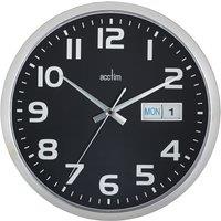 Acctim Supervisor Black 32cm Wall Clock