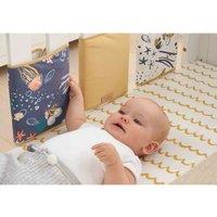 Tutti Bambini Cot Wraps 6Pk - Our Planet, Cream