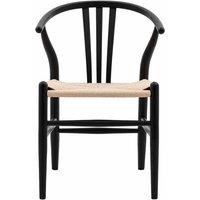 Gallery Direct Tokala Chair Black Set of 2, Brown