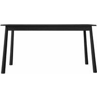 Gallery Direct Oxford Dining Table Black 1500x900x750mm, Black