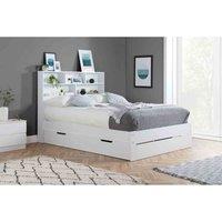 Birlea 135cm Alfie Storage Bed, White