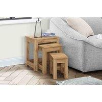 Birlea Compton Nest Of Tables, Brown