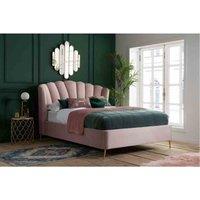 Birlea 150cm Lottie Fabric Ottoman - Pink, Pink