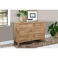 Birlea Hampstead 6 Drawer Chest, Brown