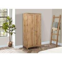 Birlea Hampstead 2 Door Wardrobe, Brown