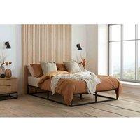 Birlea 150cm Soho Metal Platform Bed Black, Black