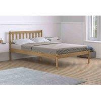 Birlea 135cm Lisbon Bed Pine, Brown