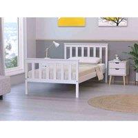 Birlea 90cm Oxford Pine Bed White, White