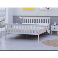 Birlea 120cm Oxford Pine Bed White, White