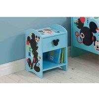 Birlea Disney Mickey Mouse Bedside Table, Blue
