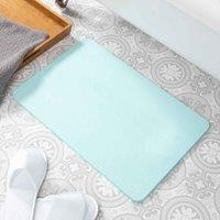 Artsy Mats Grey Stone Non Slip Bath Mat, Grey