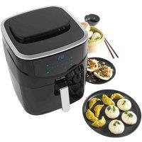 Salter EK5518ROFOB 7L Steam Digital Air Fryer With Rack, Black