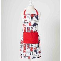 Highlands Homeware Kings Coronation London Design Cotton Apron, Multi