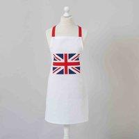 Highlands Homeware Kings Coronation Union Jack Design Cotton Apron, Multi