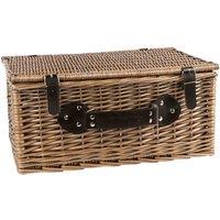 Three Rivers 4 Person Basket With Contents, Brown