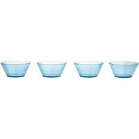 Blue Linear Bowl Set Of 4, Blue