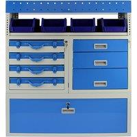 Monster Shop Storm Metal Van Racking, Blue