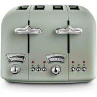 De'longhi CT04.GR Argento Flora 4-Slice Toaster - Green, Green