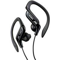 JVC Adjustable Ear Clip Sweat Resistant In-Ear Sports Headphones - Black
