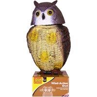 The Big Cheese Wind-Action Owl, Brown