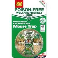 The Big Cheese Poison Free Ready Baited Poison Free Multi Catch Mouse Trap, Green