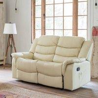 Lantana 2 Seat Recliner Sofa Cream, Cream