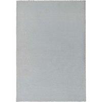 Origins Washable Faux Fur Grey Rug 80X150, Grey