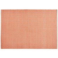 Hug Rug Woven Diamond Rug Rust 80X150, Orange