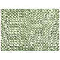 Hug Rug Woven Herringbone Rug Dark Green 080X150, Green
