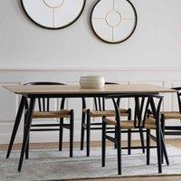 Gallery Direct Aston Dining Table Oak 1600X900X750Mm, Brown