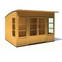 Shire Orchid Summerhouse 10 ft x 8 ft, Brown