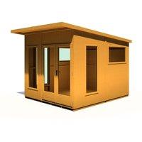 Shire Miami Summerhouse 10 ft x 8 ft, Brown