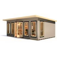 Shire Cali Home Office 20 ft x 12 ft, Brown