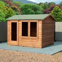 Shire Melrose Home Office 10 ft x 8 ft, Brown