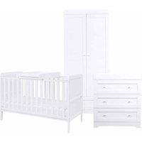 Tutti Bambini Rio 3Pc Room Set - White, White