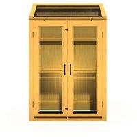 Shire Heydon Greenhouse 3 ft x 2 ft, Brown