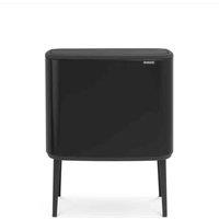 Brabantia Bo Touch Bin 3 X 11L - Matt Black, Black