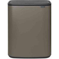 Brabantia Bo Touch Bin 60L - Platinum, Grey