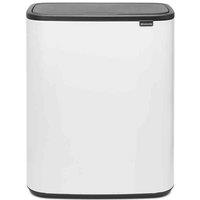 Brabantia Bo Touch Bin 2 X 30L - White, White